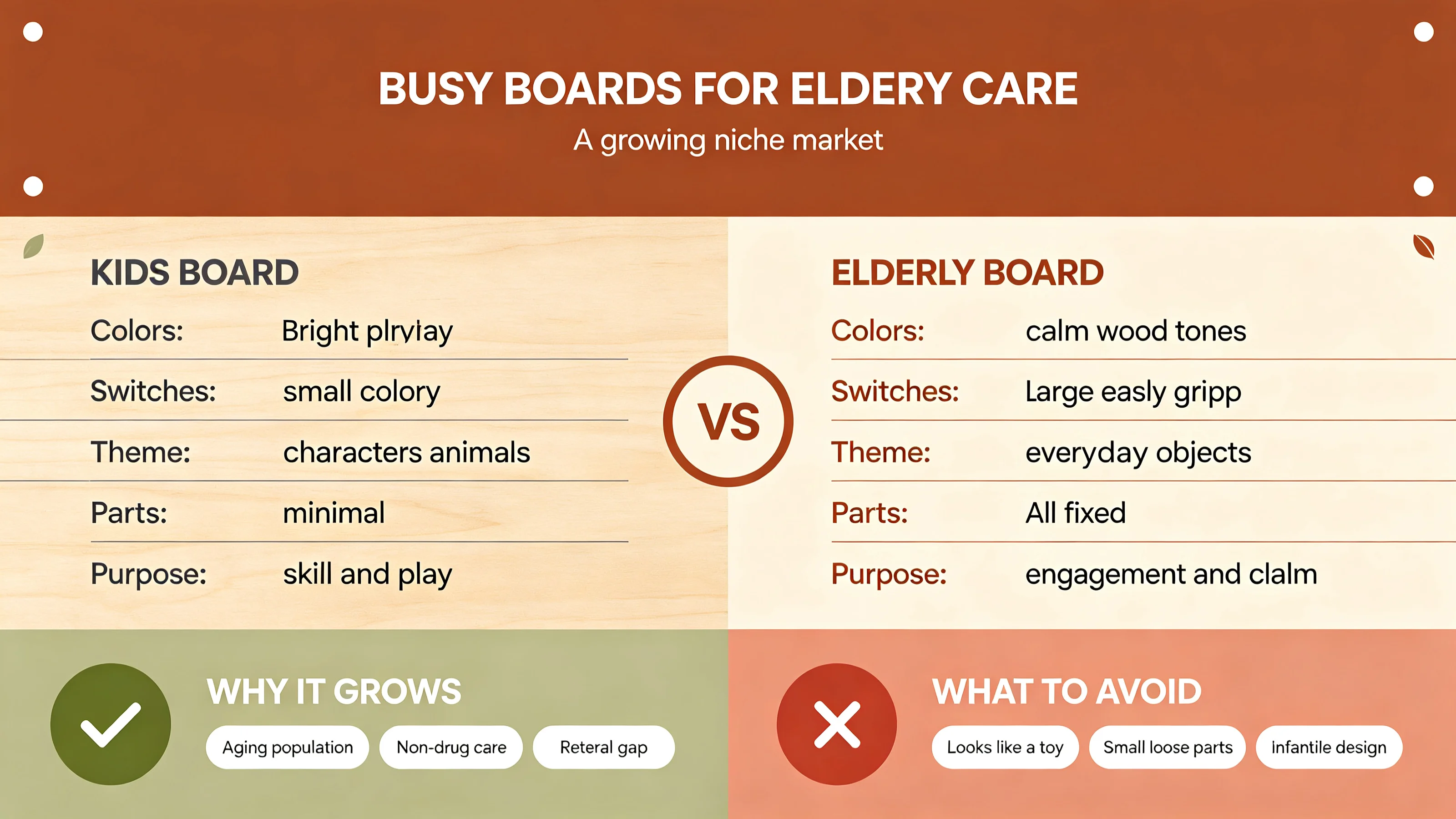 Busy Boards for Dementia & Elderly Care: A Growing Market