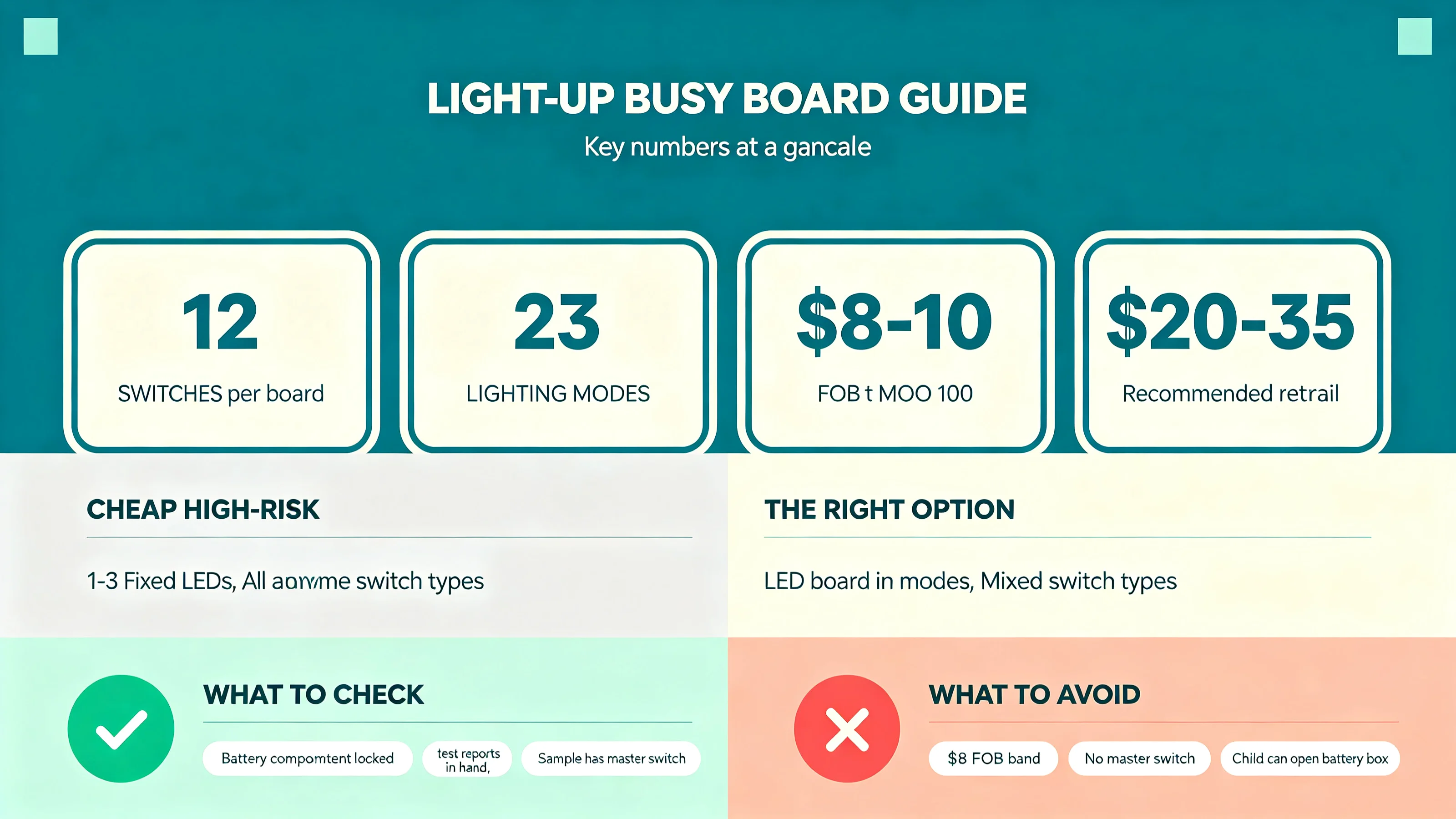 Light-Up Busy Board with Buttons and Lights: A Wholesale Buyer's Guide (2026)