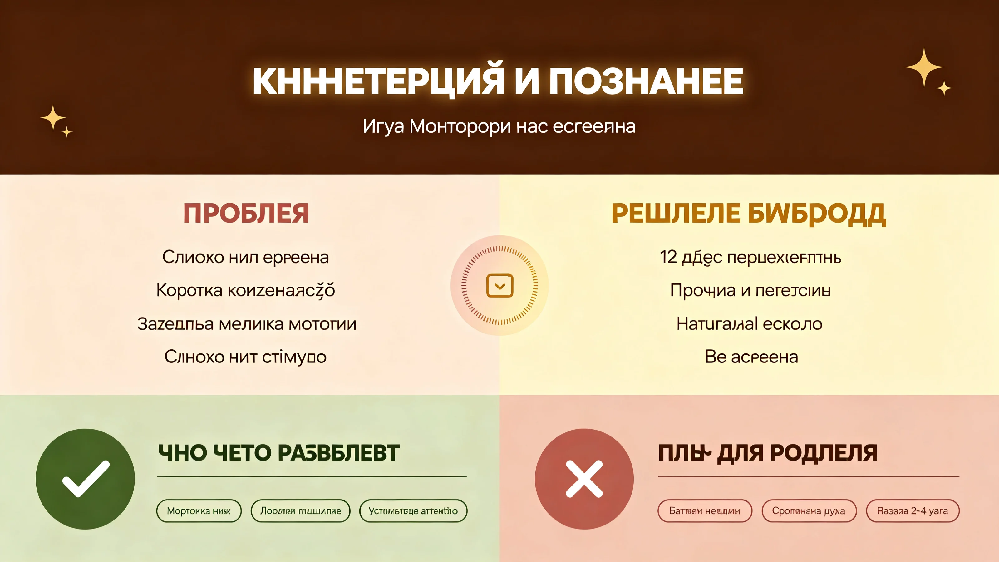 Развитие концентрации и познания в раннем детстве через игру по методике Монтессори