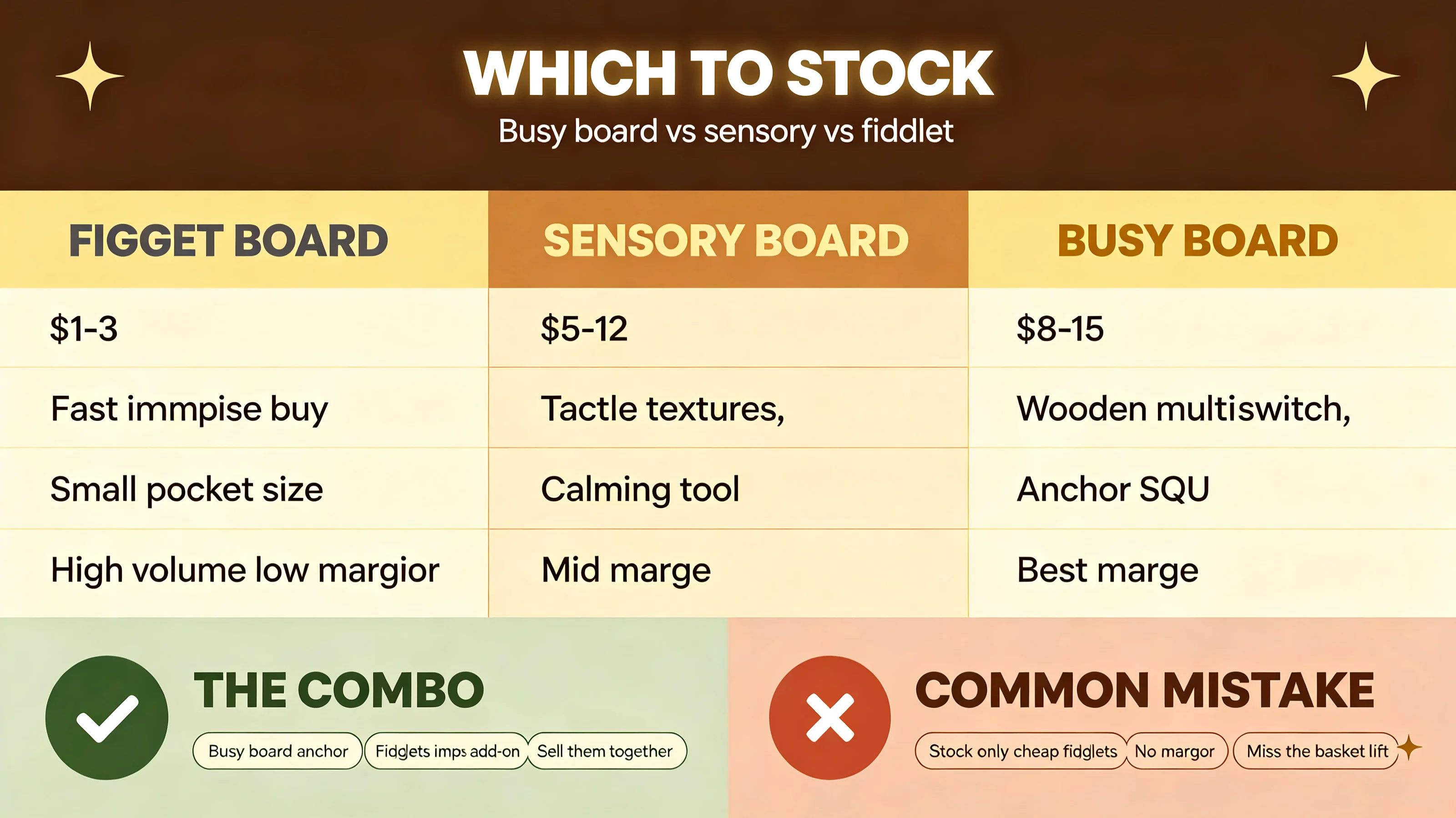 Busy Board vs Sensory Board vs Fidget Board: What to Stock