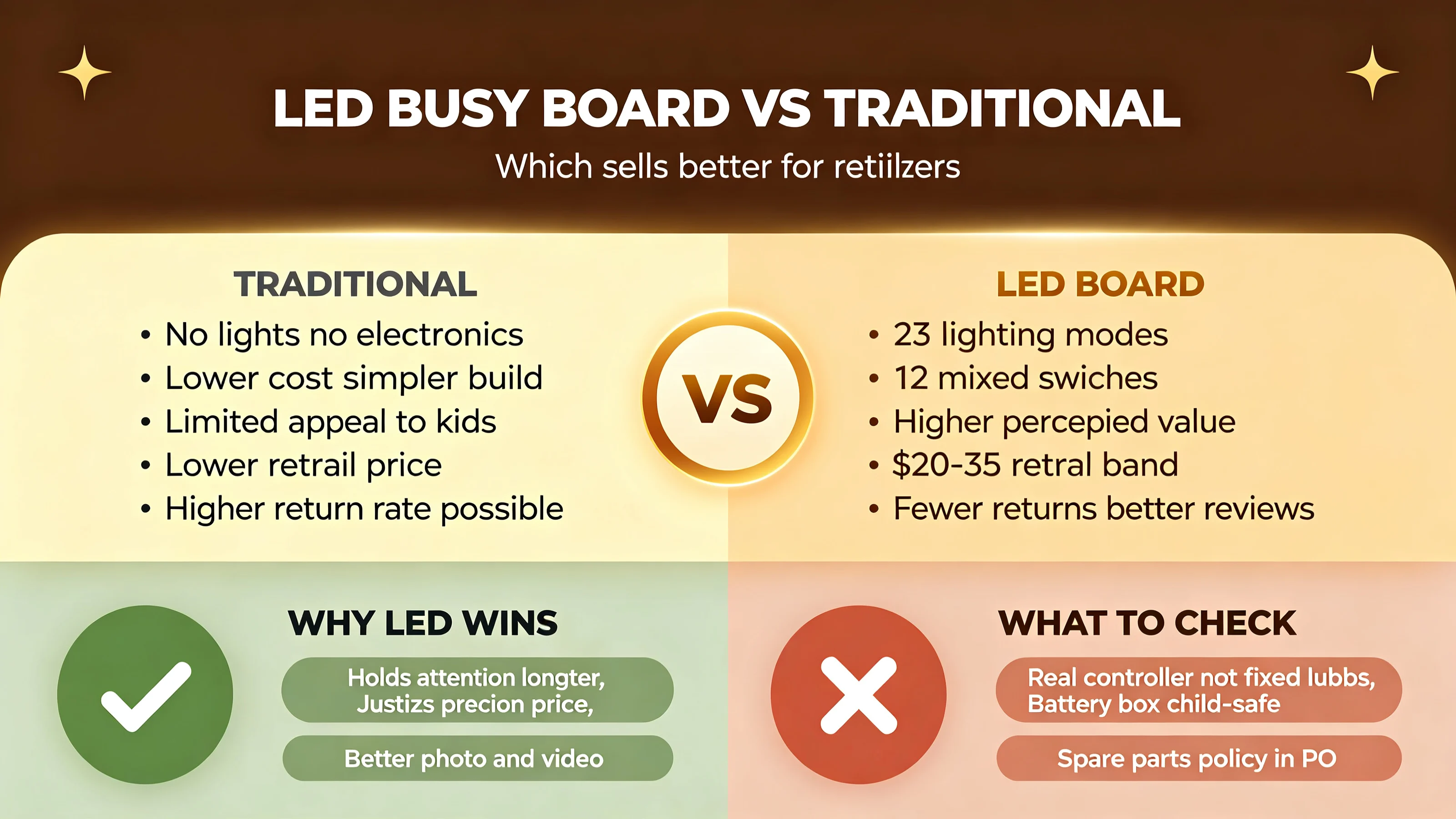 LED Busy Board vs Traditional Busy Board: Which Sells Better for Retailers