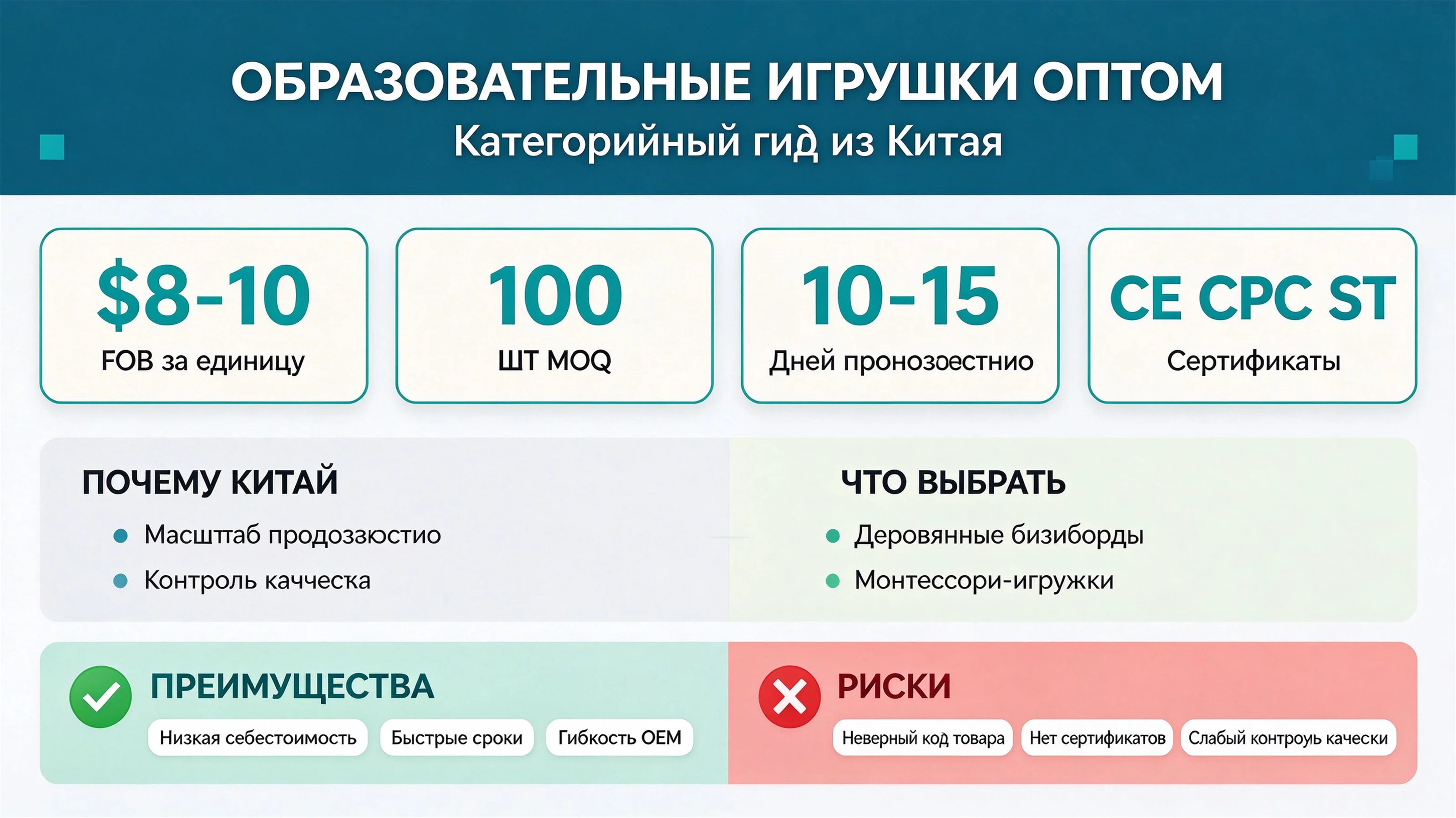 Оптовые закупки развивающих игрушек из Китая: гид по категории