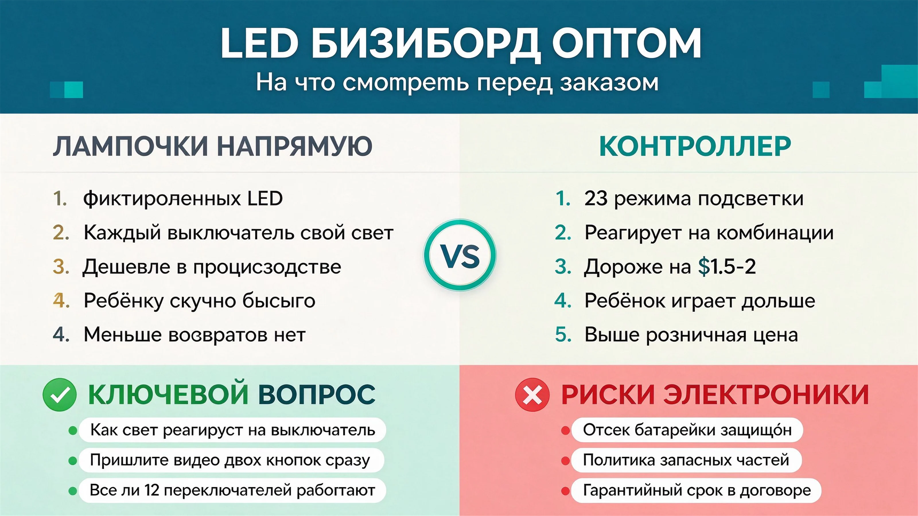 Светодиодный бизиборд оптом: руководство по товару для розничных покупателей