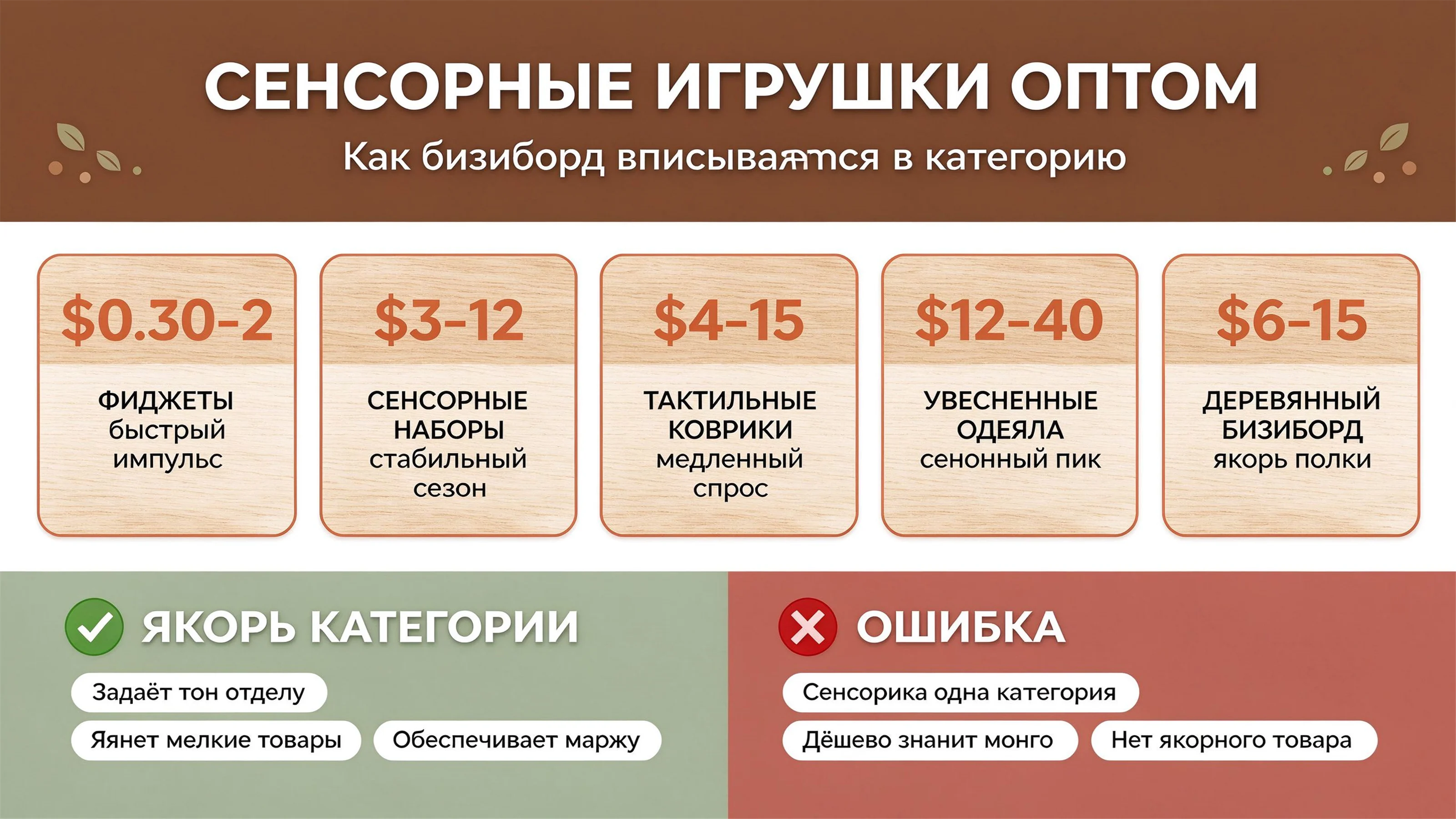 Сенсорные игрушки оптом: как бизиборды вписываются в категорию